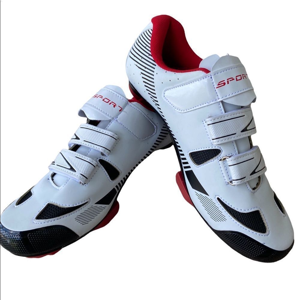 MTB Flat Cycling Road Men’s Sz 6 Wm’s Sz 7.5 Winter Mountain Bike Cleat Shoes